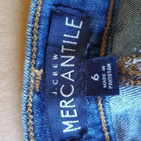 J. CREW Mercantile blue denim 5 pocket skirt size 6 - Picture 3 of 10